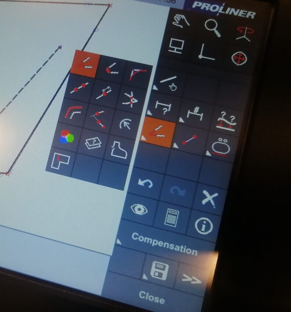 Proliner interface example